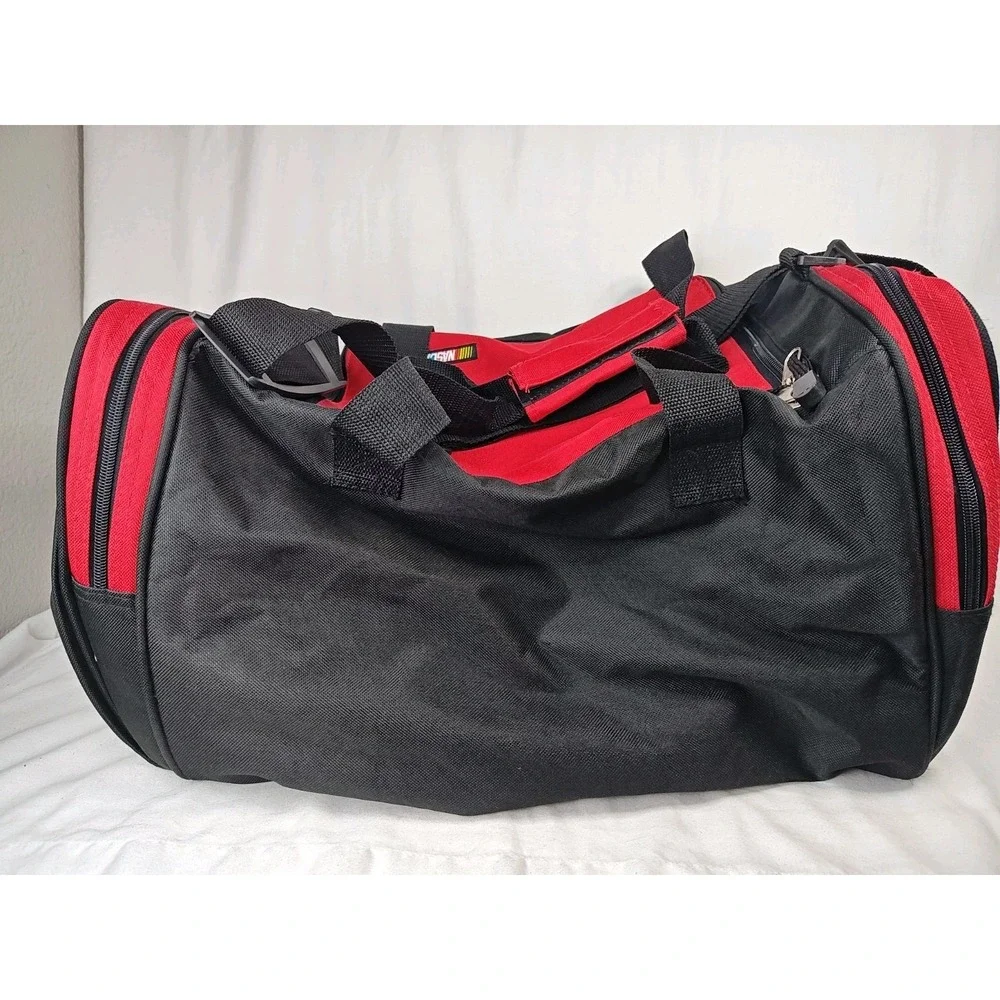 Vintage Dale Earnhardt Jr #8 Authentic NASCAR Racing Black Red Travel Duffel Bag